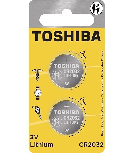 Amazon.com: Toshiba CR2025 3V Lithium Coin Cell Child Resistant