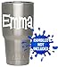 Personalized Name Decal/Tumbler/Custom Vinyl decal/Vehicle graphics sticker (White)