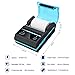 Mini Receipt Printer Bluetooth, Meihengtong Rechargeable Thermal Printer Bluetooth USB 58mm for Bar QR Codes Receipt, Portable Mobile Label Printer Compatible with Android/iOS/Windows