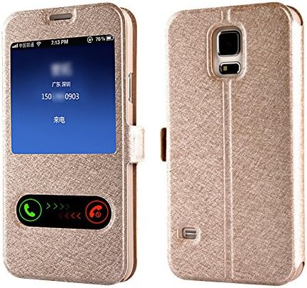 Case For Samsung Galaxy A3(2016),Fashion Window View Flip Wallet Cover Leather Case (4.7 inch)