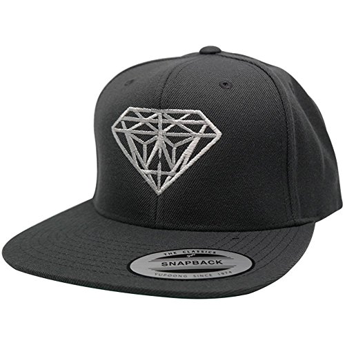 ArmycrewFlexfit Diamond Embroidered Flat Bill Snapback Cap