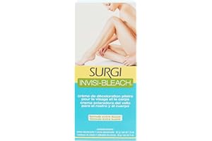 SURGIWAX Surgi Wax Face & Body Hair Bleaching Cream, 1.5 ounces