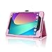 ACdream Case Fits ASUS ZenPad Z8s Case, Premium PU Folio Leather Tablet Case for ASUS ZenPad Z8s (2017 Version) with Auto Wake Sleep Feature, Light Pink Star of Paris