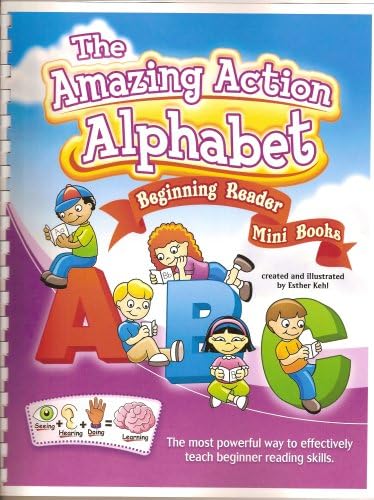 The Amazing Action Alphabet Beginning Reader Mini Books (Learn to Read) Plastic Comb – July 7, 2008