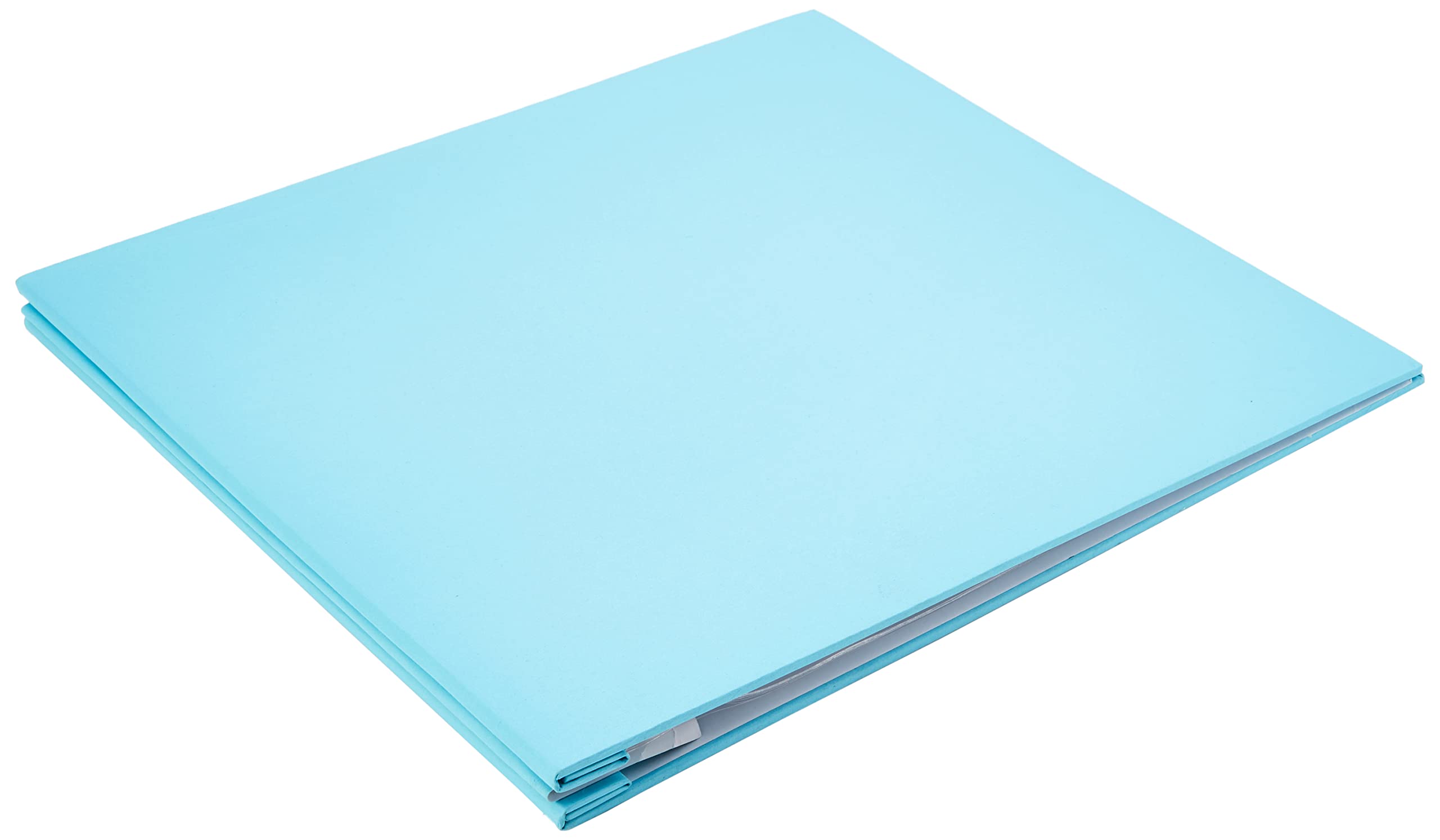 Colorbok Cotton Fabric Post Bound Album, Light Teal