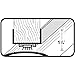 M-D Building Products 05322 36 in. Silver Aluminum U-Shape Screw-on Under Door Seal