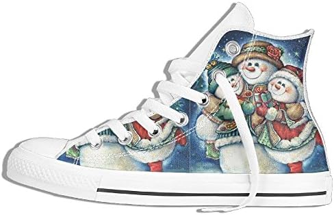 Xmas SNOWMEN For Men And Women Hi-tops Casual Sneakers Footwear Slip Print Simple Best Gift