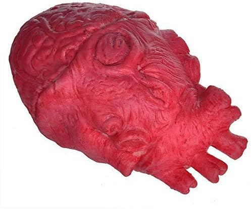 Honmofun House of Terror Horrible Bloody Fake Broken Heart Prank Soft Rubber Spandex Flocculant Halloween Props Decoration