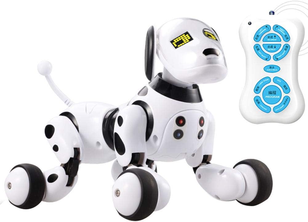 2.4G Wireless Remote Control Intelligent Robot Dog Robot Dog with Voice Recognition Smart Toys Talking Dog Robot Electronic Pet Toy Children's Birthday Gift