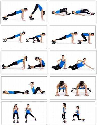 SMYH-2-Pack-Exercise-Core-Sliders-Dual-Sided-Gliding-Discs-for-Use-on-Carpet-Hard-Floor-Fitness-Equipment-Idea-for-Abdominal-Full-Body-Workout-Training-Aerobics-Crossfit