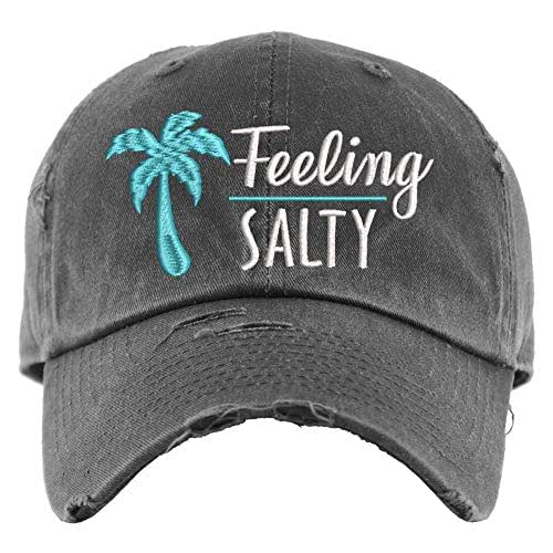 Distressed Baseball Cap OR Ponytail Hat 