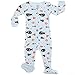Leveret Kids Pajamas Baby Boys Girls Footed Pajamas Sleeper 100% Cotton (12-18 Months, Sharks)