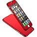 For iphone 6s Plus 5.5Inch, Mchoice New Hybrid Tempered Glass+Acrylic Hard Case Cover for iPhone 6S Plus 5.5inch (Red)