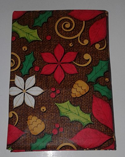 Holiday time vinyl tablecloth 60 x 102 rectangle christmas trees Amazon.com: Christmas Holly Leaves Vinyl Tablecloth (52in X 70in): Home