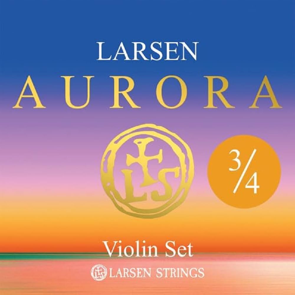 LARSEN STRINGS Aurora Violin Strings Set 3/4 Medium