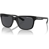 Armani Exchange AX4026S Square Sunglasses for Men for Women + BUNDLE with Accessory Eyewear Kit