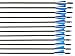 YONNEY Fiberglass Arrows 30-Inch Glass Fiber Arrows for Practice Hunting Outdoor (Pack of 12) for Traditional Recurve Bow ＆ Composite Bow Hunting Bow - Blue