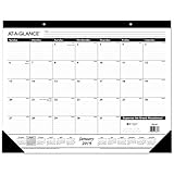 AT-A-GLANCE 2019 Desk Calendar, Desk Pad, 21-3/4