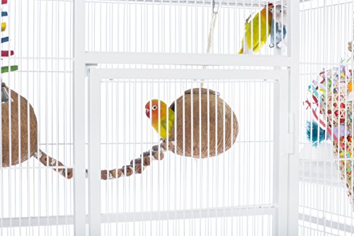 Prevue Pet Products Naturals Double Coconut Walk for Small Animals & Birds 62818