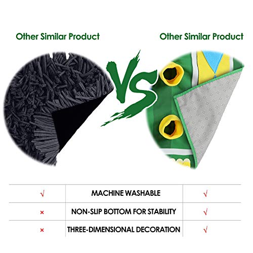 AMONIDA Snuffelmat voor Honden, Hondenvoermat, Mattrainingsspeelgoed, voermat, Grappig Mat voor Hond Moedigt Natuurlijke… - Afbeelding 7