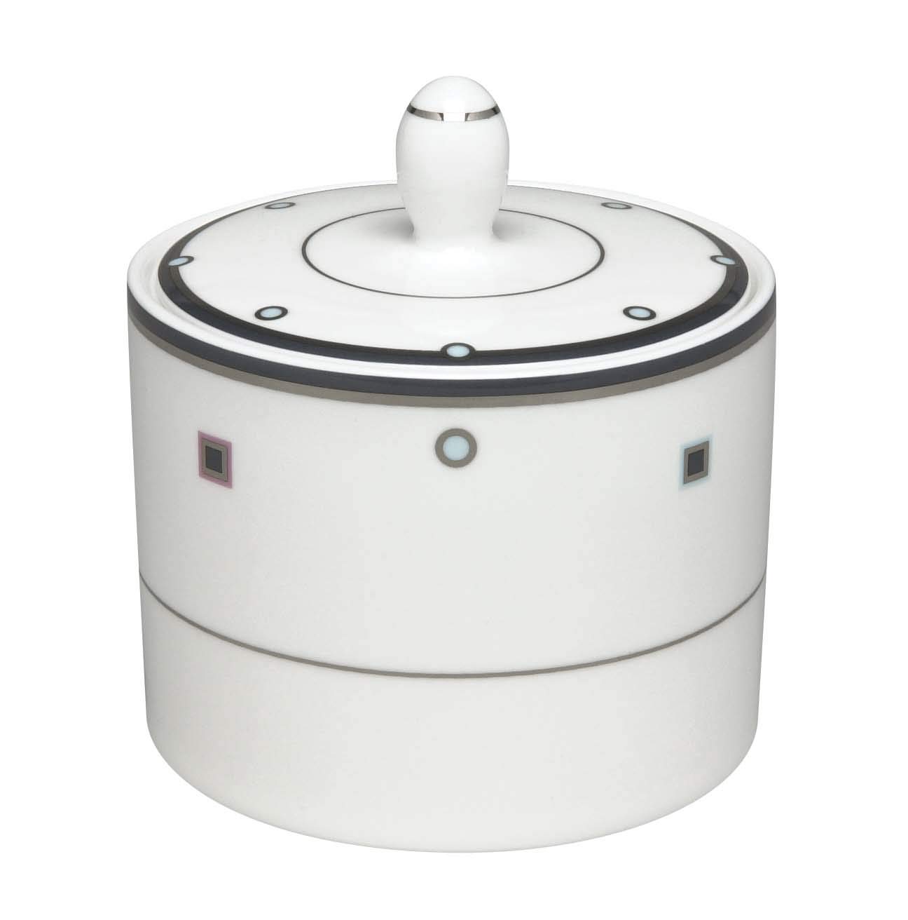 Elia Shadow Fine Bone China Covered Sugar Bowl 25cl