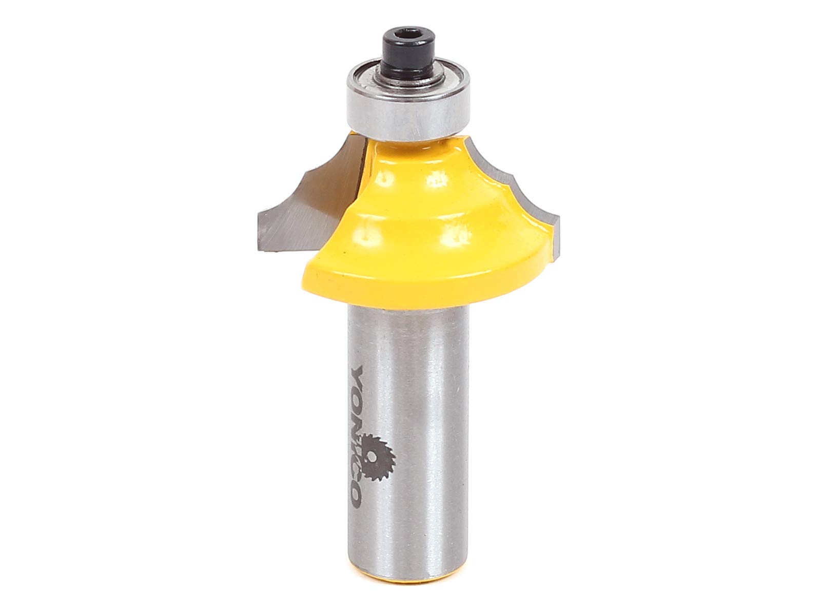 Yonico 13130 - Double Round Over Edge Forming Router Bit, Cutting Depth: 3/8" - 1/2" Shank