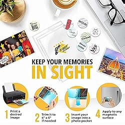 Magnetic Picture Frames - 4x6 5 Pcs, Picture
