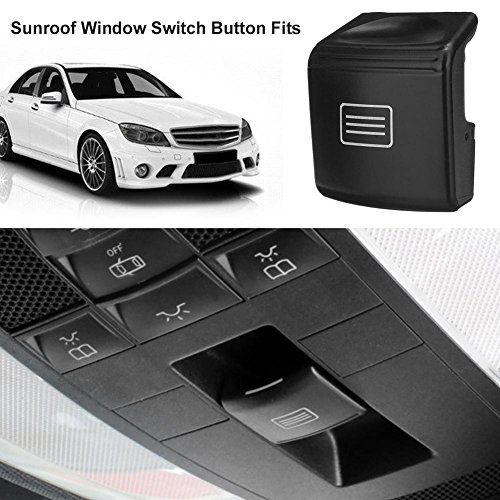 Starnearby Sunroof Window Switch Button for Mercedes-Benz W204 C-Class W212 (Black)