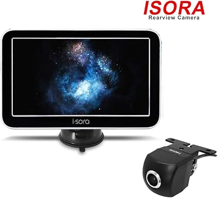 Amazon Isora フロントカメラ モニター 7inchモニター Fc 004s Bフロントカメラセット アイソラ モニター ブラック オンダッシュモニター 車 バイク