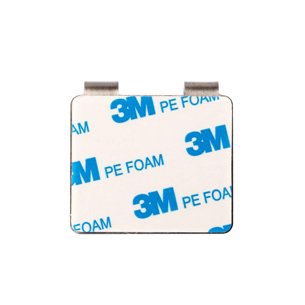 btcus4 3M Self Adhesive Wall Hooks Heavy Duty Wall Hanger for Robe Coat Towel Keys Bags Bathroom Kitchen and Office Stainless Steel 4-Pack