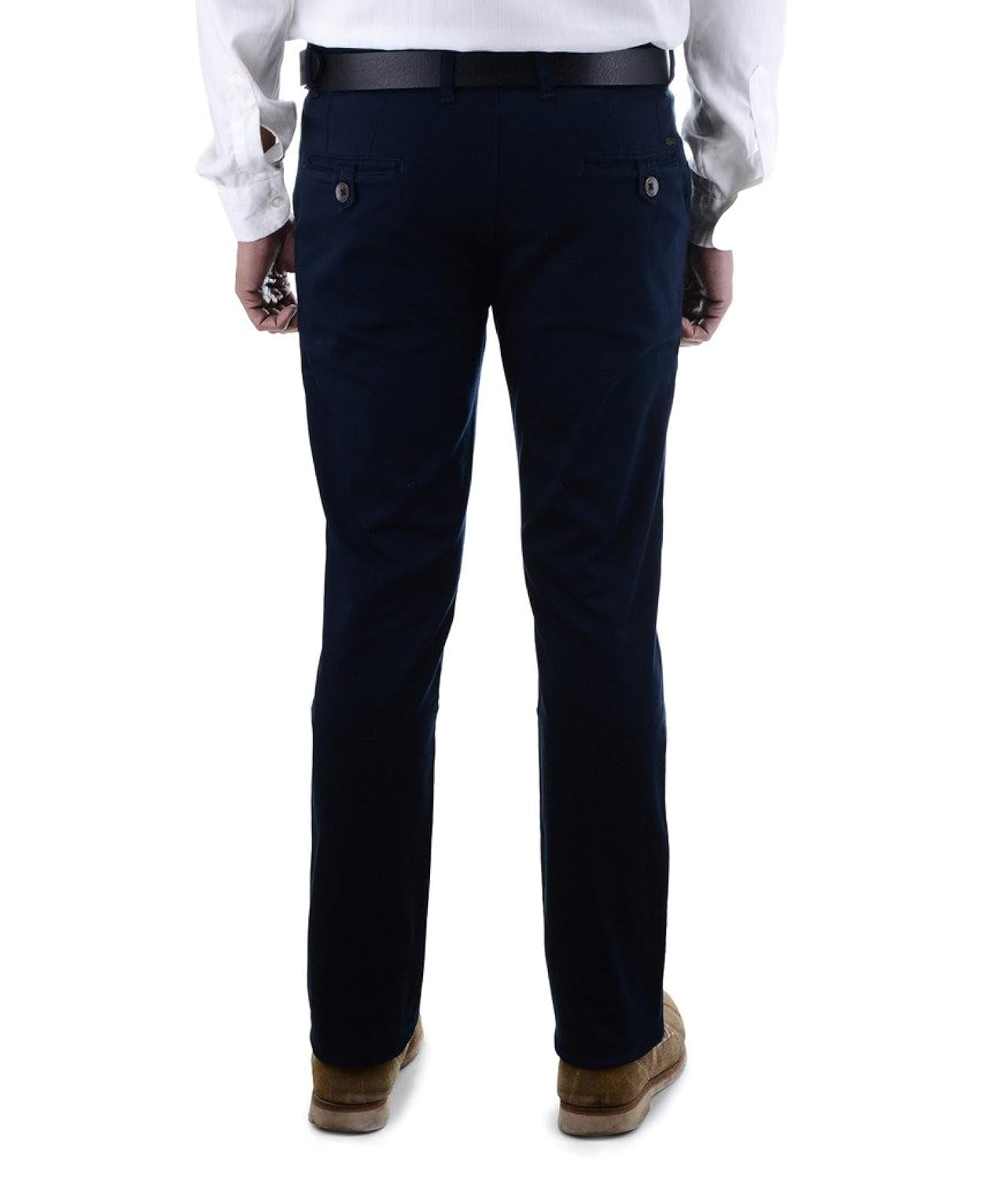 ben martin men's cotton regular fit trousers - combo of 2