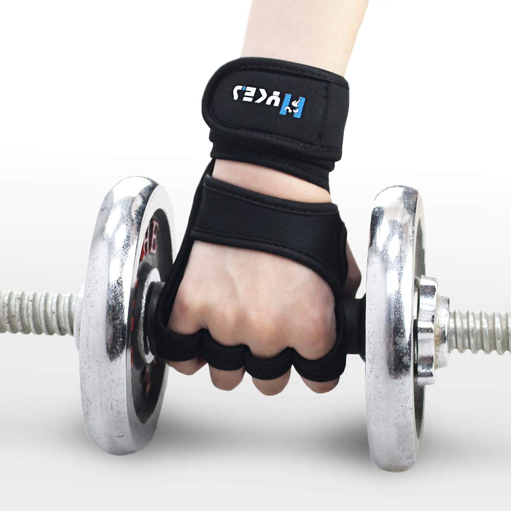 Best Hand Grips with Wrist Wrap Support Guard & Pull Up Bar, Gym