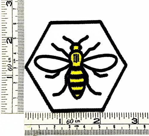 White Yellow Manchester Pride 2017 cartoon Patch Embroidered Iron on Hat Jacket Hoodie Backpack Ideal for Gift