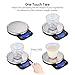 Lumsing Digital Kitchen Scale, Multifunction Stainless Steel Food Scale with LCD Display 13.2 lb 6kg 1g 0.01oz, Batteries Included