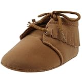 Orgrimmar First Walkers Soft Sole Cotton Fabric Tassel Crib Shoes