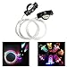 Multi-Color LED Light Up Shoelaces with 3 Modes Light Flashing for Clubbing, Rave, Birthday, Edm, Disco, Hip-hop Dancing, and Dubstep Party by WearHome (Batteries Included)
