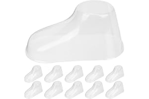 VILLCASE Plastic Feet Shoe Form Inserts 50 Pairs 8Cm Shoes Display Holder for Boys and