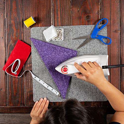 Ecoigy 14" x 14" Wool Ironing Pad, 1/2" Thick Wool Pressing Mat for