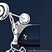 Womens Clean and Jerk Vinyl Decal Small