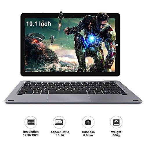 CHIWI-Hi10-XR-2-in-1-Laptop-with-Stylus-Pen-101-Inch-Touch-Screen-Tablet-Pc-6GB-LPDDR4X-128G-SSD-Turbo-frequency-26GHz-1920x1200-Resolution-24G5G-Wifi-BT51Windows-10-Home