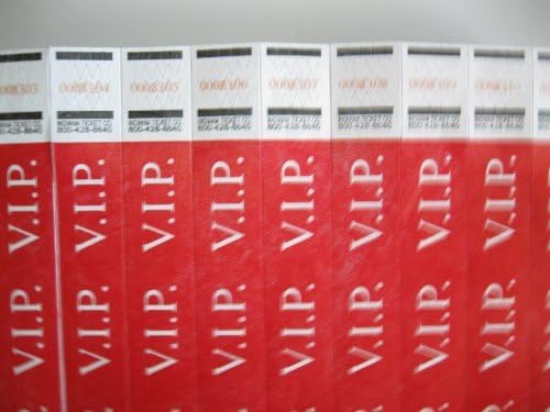 100 VIP Red Consecutively Numbered Tyvek Wristbands