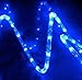 Izzy Creation 10.6FT Blue LED Flexible Rope Lights Kit, Indoor/Outdoor Lighting, Waterproof Connectable 120V Plug-in, Home, Garden, Patio, Shop Windows, Christmas, New Year, Wedding, Party, Event