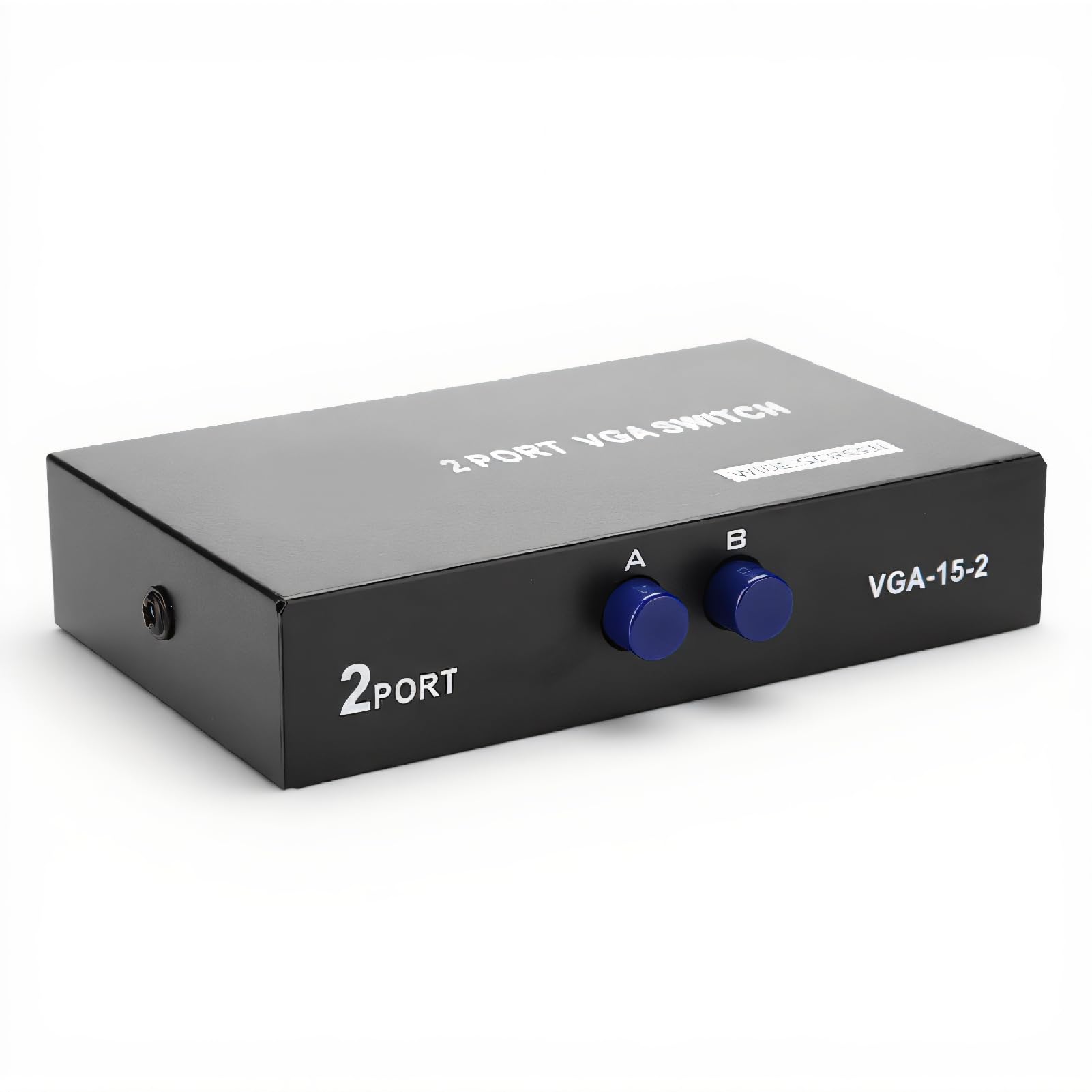 Cuifati VGA Switcher Splitter, 2 in 1 Out, Manual Video Sharing Adapter for Computer, Laptop, Monitor
