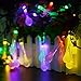Vmanoo Christmas Decorative Solar Powered Lights, 30LED 19.7ft 8Modes Water drop Fairy String light for Outdoor, Indoor, Home, Patio, Lawn, Garden, Party, Wedding, Gift,Waterproof 2 PACK (Multi-color)