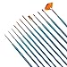 Fine Detail Paint Brush Set -12 Miniature Brushes for Detailing & Art Painting - Acrylic, Watercolor, Oil - Models, Airplane Kits, Nail Painting