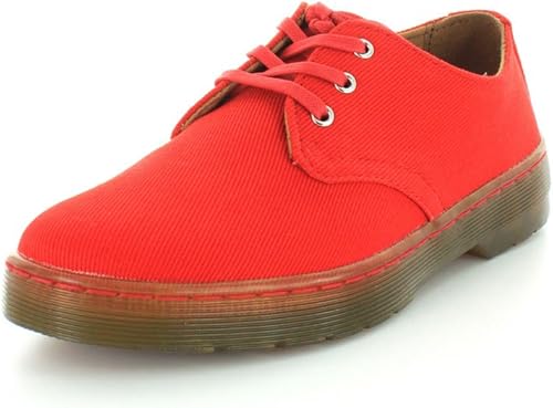 red canvas doc martens