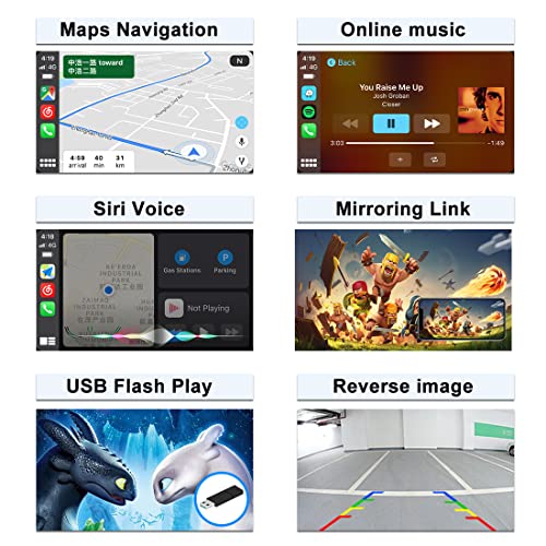 JOYEAUTO Wireless Carplay Decoder for Infiniti 8 inch Dual Screen 2015
