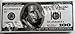 TheGag 100-Enlarged Oversized Replica Fake Play Money-One Hundred Dollar Bills in Black and White-Single Sided Play Money.