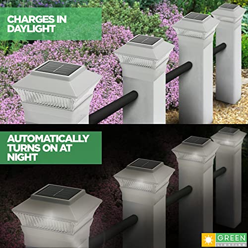 GreenLighting Standard 2 4x4 Solar Post Cap Lights 4x4 Post Caps for