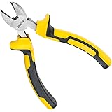 DOWELL Diagonal Cutting Pliers 6 Inch Diagonal Cutters Wire Cutters Durable Nickel Chromium Steel Construction for Electricia